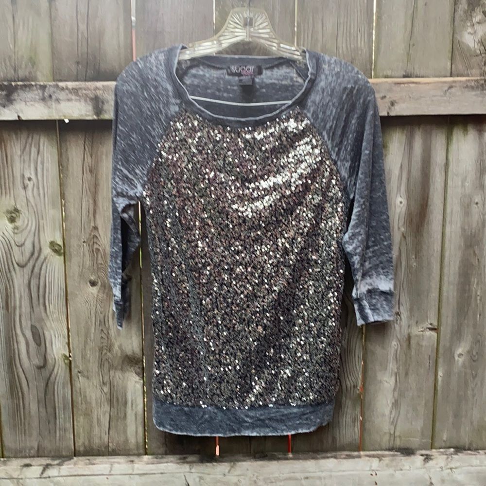 Sugar Rush sequins top sz. S